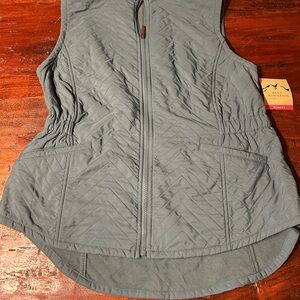 Womens NWT Blue Mountain Quilted Vest MEDIUM